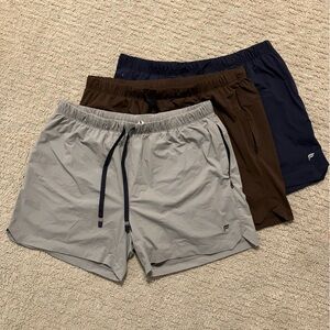 Men's Grey, Brown, and Navy Shorts
